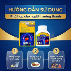 Viên uống hỗ trợ giải độc gan, giảm gan nhiễm mỡ, viêm gan, bảo vệ gan Vitatree Super Liver Detox (100 viên)