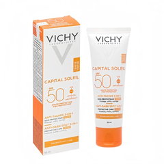 Kem Chống Nắng Vichy Có Màu Thoáng Mịn Ngăn Sạm Da 50ml - Capital Soleil Anti-Dark Spot 3-In-1 SPF50+ 669656 796224