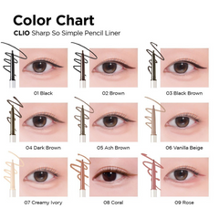 Chì Kẻ Mắt Clio Sharp So Simple 0.14g – Đầu Mảnh, Dễ Kẻ, Lên Màu Đẹp, Bám Màu Tốt 796257