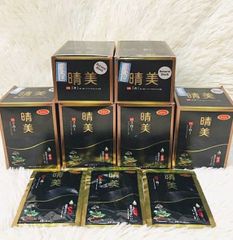 ✨ Dầu gội phủ bạc Komi Nhật Bản nâu đen - Lên màu nhanh, tiết kiệm thời gian (Hộp 10 gói x 25ml)