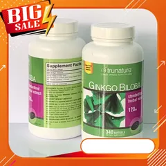Viên Uống Bổ Não Ginkgo biloba 300 Viên Của Mỹ - Tăng Cường Tuần Hoàn Não, Hỗ Trợ Trí Nhớ