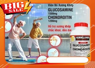 (HCM)Hỗ trợ xương khớp Glucosamine Chondroitin Sulfate Kirkland 280 Viên - Bổ Khớp Của Mỹ