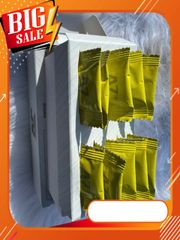Hộp 10 Viên Kẹo Hồng Sâm A7 USA Hương Chanh Vị Ngọt - Cao Cấp