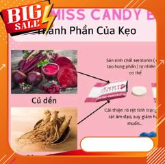 Hộp 8 viên Kẹo sâm MISS CANDY cao cấp Chính hãng date mới - giao hang che ten