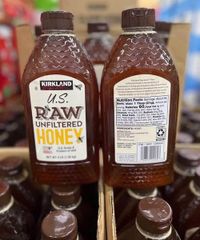 Mật ong hữu cơ raw Kirkland 1.36kg