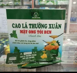 Cao lá thường Xuân mật ong tỏi đen hộp 30 gói, giảm ho hiệu quả