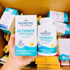 Nordic Natural Ultimate Omega - Phiên bản cao cấp cô đặc hương chanh - Hỗ trợ cường độ cao cho Tim mạch/Não bộ/Khớp & Giảm viêm mạnh mẽ