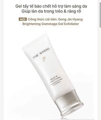 Tẩy Tế Bào Chết Whoo GongJinhyang Brightening Gommage Gel 100ml - Exfoliator Sáng Da, Dưỡng Ẩm, Phù Hợp Với Da Nhạy Cảm