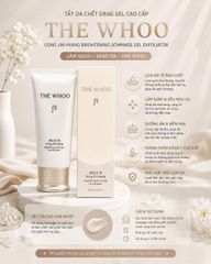 Tẩy Tế Bào Chết Whoo GongJinhyang Brightening Gommage Gel 100ml - Exfoliator Sáng Da, Dưỡng Ẩm, Phù Hợp Với Da Nhạy Cảm