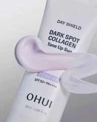 Set kem chống nắng nâng tone Ohui Day Shield Dark Spot Collagen
