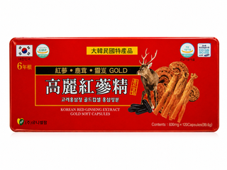 Viên Đạm Hồng Sâm Nhung Hươu Linh Chi Tổng Hợp - Tăng Cường Sức Khỏe, 120 Viên Hàn Quốc 