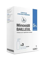Set 3 Lọ Xịt Mọc Tóc Minoxidil Bailleul Pháp date xa 796982