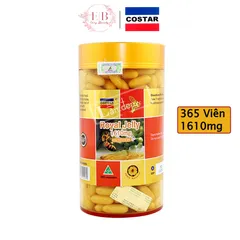 Viên uống Sữa Ong Chúa Costar Royal Jelly 1450mg - Tăng cường sức khỏe và làm đẹp da, 100 viên/hộp từ Úc