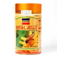 Viên uống Sữa Ong Chúa Costar Royal Jelly 1450mg - Tăng cường sức khỏe và làm đẹp da, 100 viên/hộp từ Úc