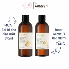 Gel bí đao rửa mặt cocoon 310ml cho da dầu mụn chai lớn big size 796989