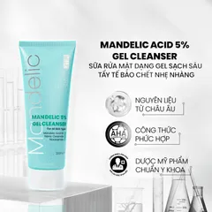 Sữa Rửa Mặt Mandelic 5% Dạng Gel Sạch Sâu Và Tẩy Tế Bào Chết MD CARE Professional 200ml