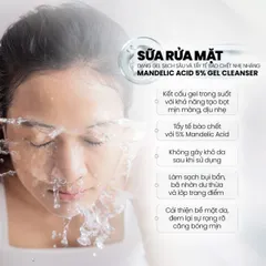 Sữa Rửa Mặt Mandelic 5% Dạng Gel Sạch Sâu Và Tẩy Tế Bào Chết MD CARE Professional 200ml