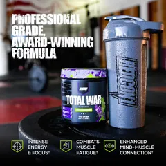 Total War Pre Workout - Tăng năng lượng và độ bền trong luyện tập giúp săn chắc cơ bắp, sản xuất Mỹ