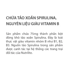 Thực phẩm bảo vệ sức khỏe nutrilite™ vitamin B dual-action 797046