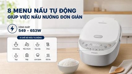  Nồi cơm điện tử Philips HD3170/66- 0,85L