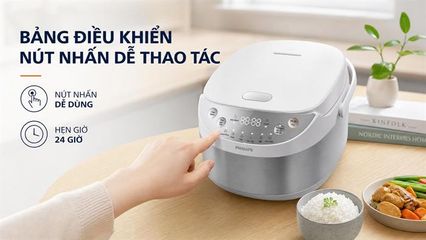  Nồi cơm điện tử Philips HD3170/66- 0,85L