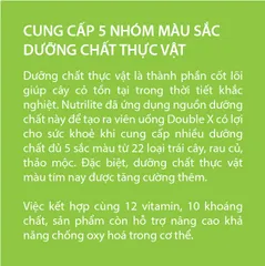 TP BVSK Nutrilite Double X không bao gồm khây