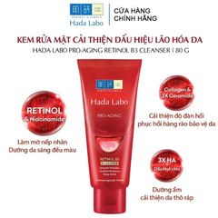 Sữa Rửa Mặt Hada Labo Pro Anti Aging Cleanser 80g [hàng nhập khẩu]