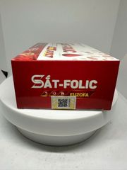 Viên Uống Sắt Folic EUZOFA Bổ Sung Sắt, Vitamin B9 B12 Hỗ Trợ Tạo Máu – Hộp 30 viên