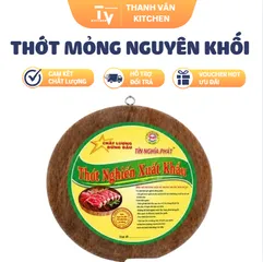 thớt gỗ nghiến mỏng nguyên khối độ dày 2.5cm (TV1645)