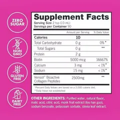 Collagen thủy phân đặc hiệu Zena Nutrition Liquid Collagen + Biotin |900 mL| dạng nước - Cải thiện độ đàn hồi da - Hỗ trợ tích cực cho da/móng/tóc [S/P Chuẩn Mỹ]