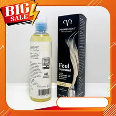 Dầu mɑssage Ấm Nóng Toàn Thân Hương Vani Của Mỹ Promescent Feel Sensual Vanilla - 118ml