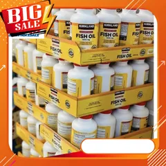 [DATE 2027] Viên uống Kirkland Fish Oil 1000Mg 400 viên của Mỹ