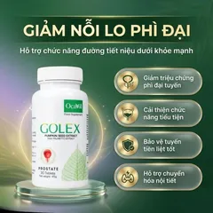 Viên uống hỗ trợ cho người phì đại lành tính tuyến tiền liệt Golex Ocavill (30 viên)
