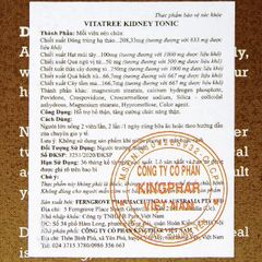 Viên uống hỗ trợ bổ thận, tăng cường chức năng thận Vitatree Kidney Tonic (100 viên)