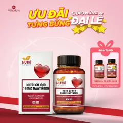 Viên Uống Bổ Tim Nutri CO-Q10 160MG 30 Viên - Hỗ Trợ Sức Khỏe Tim Mạch từ New Zealand, Bổ sung Coenzyme Q10 Tốt Nhấtt