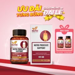 Viên Uống Hỗ Trợ Tuyến Tiền Liệt Nutri Prostate Support - 30 Viên Chiết Xuất Cây Cọ Lùn, Tầm Ma, Kẽm - Sản Phẩm Hỗ Trợ Sức Khỏe Nam Giới