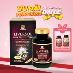 Viên Uống Bổ Gan Dr Natural Liversol Milk Thistle 500mg - 60 Viên - Hỗ Trợ Chức Năng Gan và Giải Độc Gan Nhập Khẩu Úc