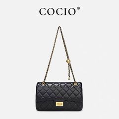 Túi Xách Nữ COCIO da mềm dáng Chà da thật thời thượng, cá tính size 25