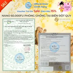 [Xuất Kèm VAT] Nichiei Asia Nattokinase Nano Premium 60000FU/G (Hộp 60/120/330 Viên) - Khơi Nguồn Sức Sống Mới