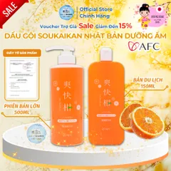 [Xuất Kèm VAT] Dầu gội Soukaikan - Hỗ Trợ Mọc Tóc, Giảm Rụng, Tóc Khoẻ Mềm Mượt - Chính Hãng Nhật Bản