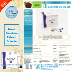 [Xuất Kèm VAT] Kanehide Bio Nano Fucoidan Extract Granule - Nhật Bản - Nhập khẩu Chính Hãng