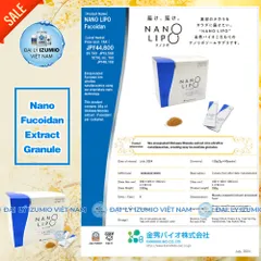 [Xuất Kèm VAT] Kanehide Bio Nano Fucoidan Extract Granule - Nhật Bản - Nhập khẩu Chính Hãng