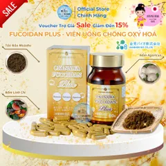 [Xuất Kèm VAT] Okinawa Fucoidan Plus Kanehide Hộp 60 Viên Tăng Cường Đề Kháng Hỗ Trợ U Bướu Nhập Khẩu Nhật Bản