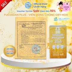[Xuất Kèm VAT] Okinawa Fucoidan Plus Kanehide Hộp 60 Viên Tăng Cường Đề Kháng Hỗ Trợ U Bướu Nhập Khẩu Nhật Bản