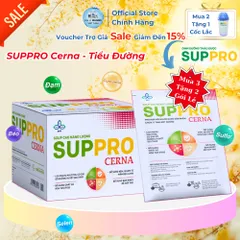 [Xuất Kèm VAT] Suppro Cerna Soup Cao Năng Lượng (12 Gói x 30g) Dinh Dưỡng Chỉ Số Thấp, Bồi Bổ Cơ Thể