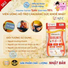 [Xuất Kèm VAT] Thực Phẩm Bảo Vệ Sức Khỏe AFC - Ellagic Acid - Hỗ Trợ Vòng Eo - Nhập Khẩu Chính Hãng Nhật Bản