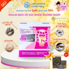 [Xuất Kèm VAT] Thực Phẩm Bảo Vệ Sức Khỏe Intestines Beauty Queen - Hộp 30 Gói Men Lợi Khuẩn INULIN Nichiei Bussan