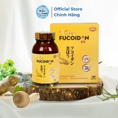 [Mua 5 Tặng 1] Kibou Fucoidan - Hộp 120 Viên Uống Tăng Đề Kháng Giúp Ngừa Oxi Hóa Nhập Nhập Khẩu Nhật Bản