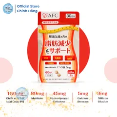 [Xuất Kèm VAT] Thực Phẩm Bảo Vệ Sức Khỏe AFC - Ellagic Acid - Hỗ Trợ Vòng Eo - Nhập Khẩu Chính Hãng Nhật Bản