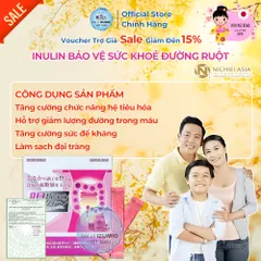 [Xuất Kèm VAT] Thực Phẩm Bảo Vệ Sức Khỏe Intestines Beauty Queen - Hộp 30 Gói Men Lợi Khuẩn INULIN Nichiei Bussan